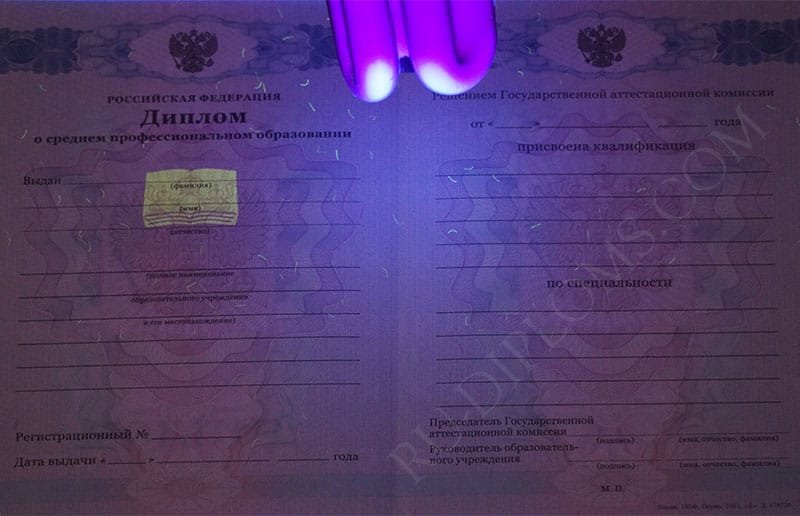 Диплом техникума или колледжа 2011-2013 год 